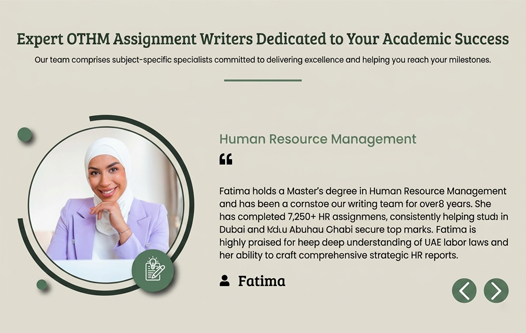  Expert OTHM assignment writers dedicated to your academic success in UAE