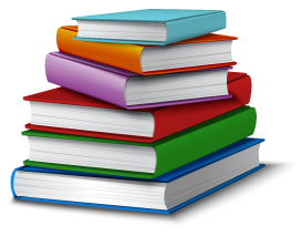 Stack of colorful books representing academic resources for OTHM assignment help services